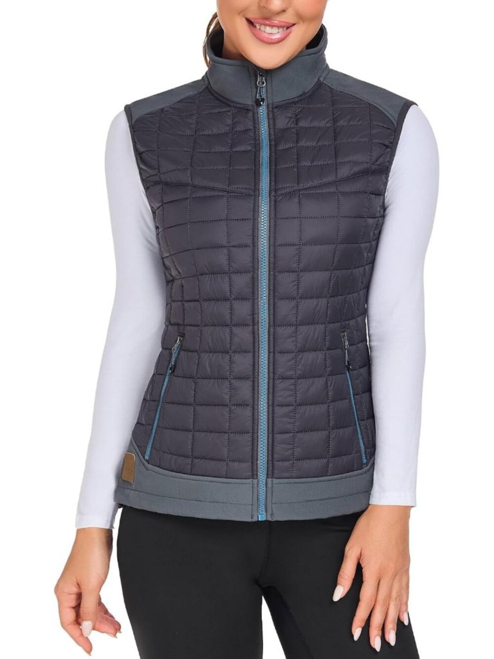 Lightweight Puffer Vest for Women - Warm Sleeveless Jacket for Hiking, Travel